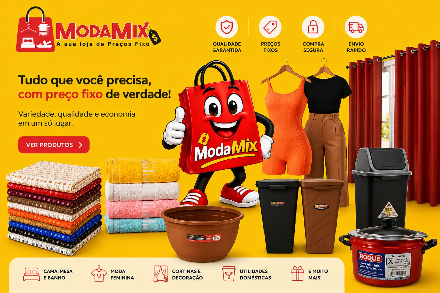 Moda Mix — tudo que você precisa com preço fixo